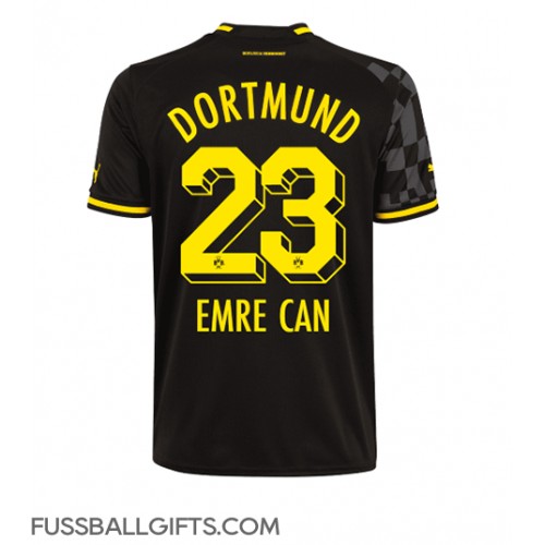 Borussia Dortmund Emre Can #23 Fußballbekleidung Auswärtstrikot 2022-23 Kurzarm